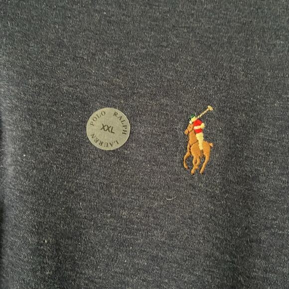 Polo RL Men's Interlock Classic Flesh Pony Polo Shirt Blue XXL - Picture 3 of 5